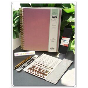 BellaRosaMariaBoutique Exclusive 2026 Planner Set - Aurora Sunset Gradient